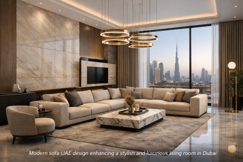 modern sectional sofa UAE