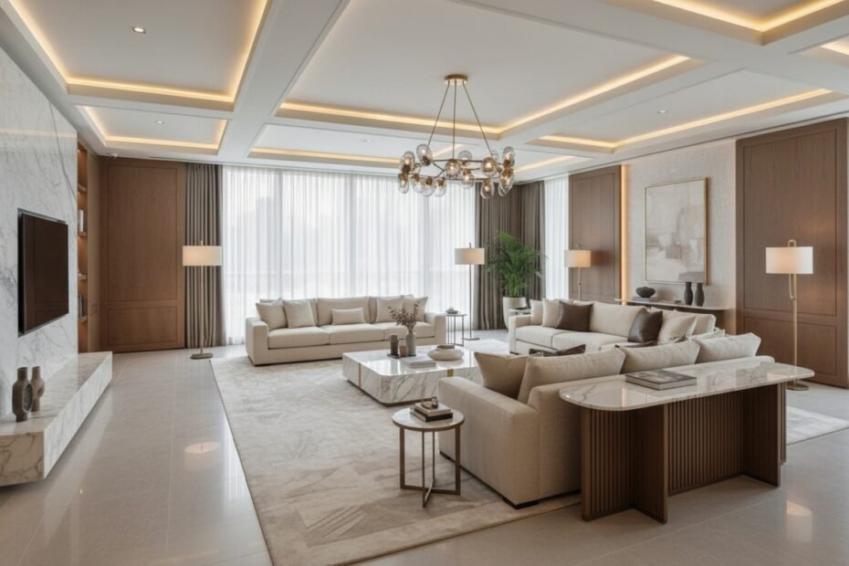 modern furniture showroom UAE