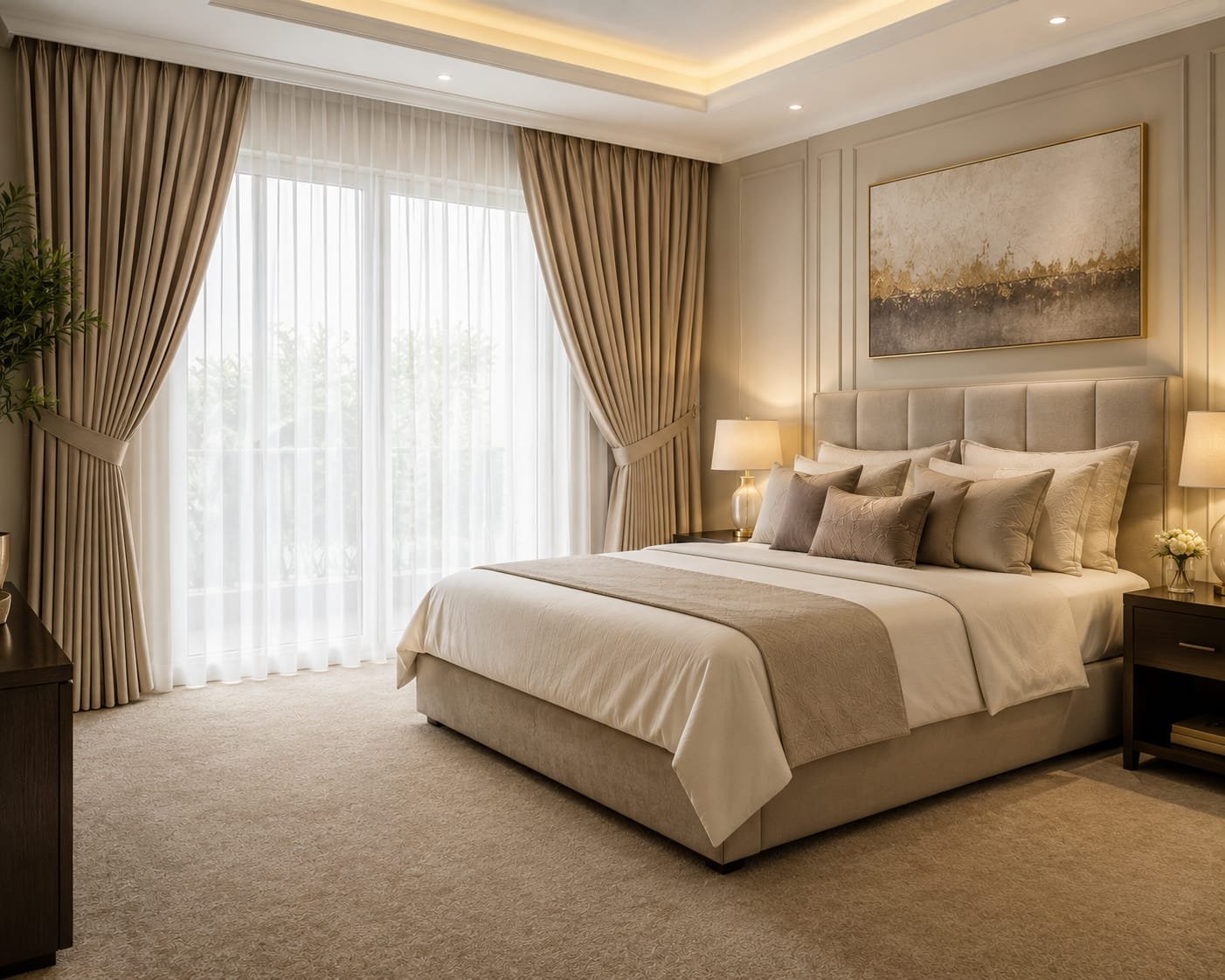 Furnished interior in Dubai
